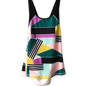 FILA Sport geometric pattern athletic top, shirt - Sz XL